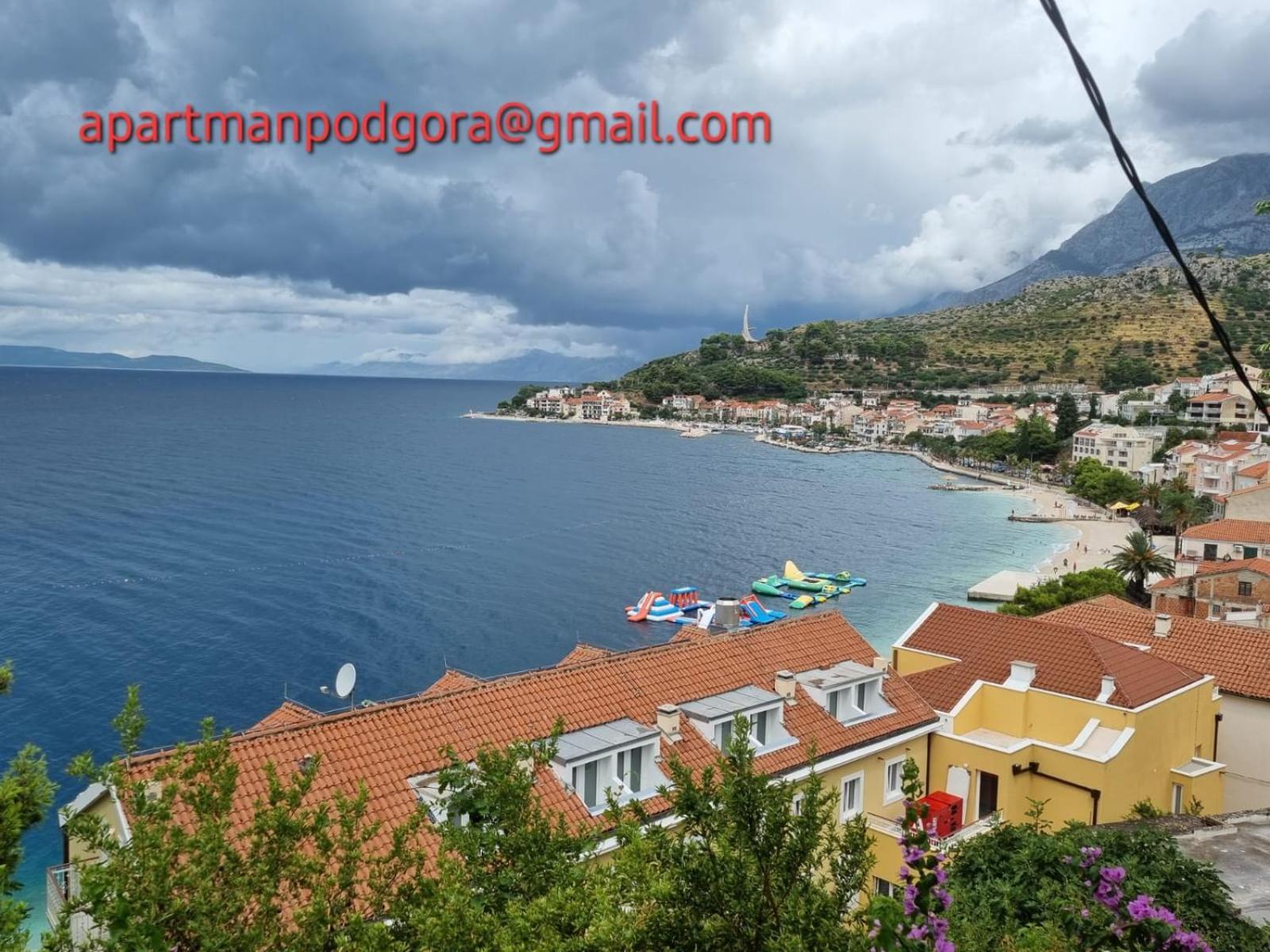 Apartman Lampic With Beautiful Sea View Podgora Zewnętrze zdjęcie